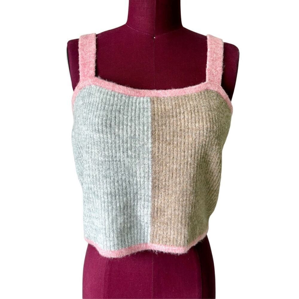 Anthropologie Saturday Sunday Lounge set‎ Top Cardigan size M Taupe Gray - Picture 12 of 12